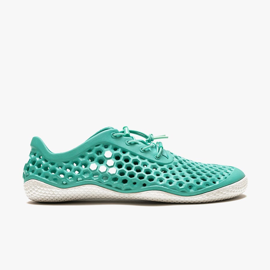 Green Women\'s Vivobarefoot Ultra III Bloom Training Shoes | Philippines 0182MQZA